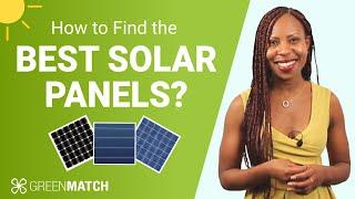 HOW TO FIND THE BEST SOLAR PANELS IN THE UK (Cost & Efficiency Guide 2022 ️) | GreenMatch