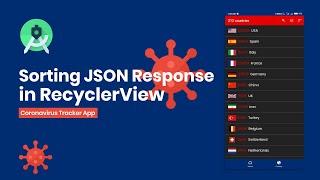 Sorting JSON ArrayList Alphabetically and Greatest in RecyclerView to Tracker App Realtime Data