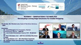 2021 Capital Link Maritime Forum - Norway: Innovation & Technology - Developing Solutions