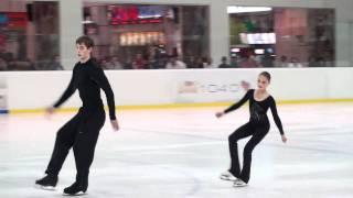 Юлия Лаврентьева - Юрий Рудык FS test skate 2010.08.28