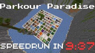 Parkour Paradise Speedrun in 9:37