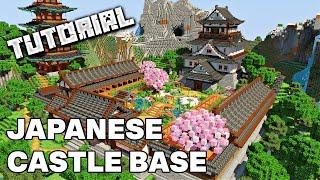 Japanese Castle Base | Minecraft Tutorial