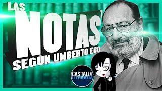 NOTAS al PIE de Página ¿QUÉ son y CUANDO usarlas? | según Umberto Eco