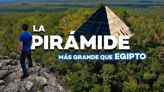 The HIDDEN PYRAMID in Guatemala. LA DANTA, hidden in the jungle