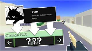 Using DRACOO'S SETTINGS In Roblox Arsenal!