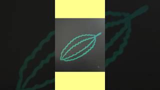 Bitter gourd drawing #shorts #art #shortvideo #youtubeshorts #ytshorts #creativeartflick
