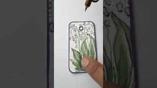 Lillies of the valley gift tag #miniart #cardcreations #watercolorpainting #makeacard #diy