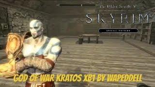 Skyrim SE Xbox One Mods|God Of War Kratos XB1