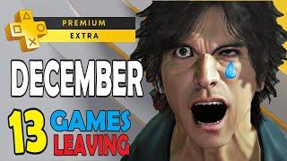 PS Plus Extra & Premium Games December 2024 - 13 Games Are Leaving + Platinum Difficulty & Time