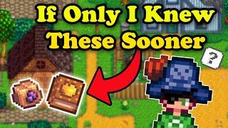 Things I Wish I Knew Sooner In Stardew Valley 1.6