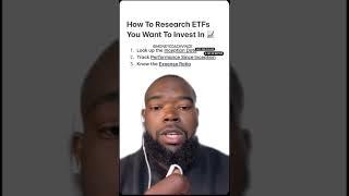 How To Research ETFs In 4 Steps 