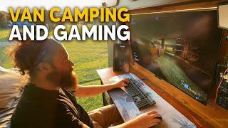 Cosy Vanlife Camping and Gaming in Selsey