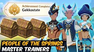 All People of the Springs Master Trainers Gekkostate Hidden Achiement | Genshin Impact 5.0 Natlan