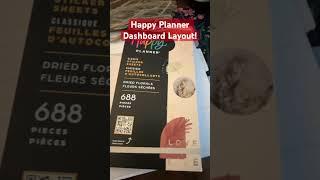#happyplanner #plannerlayout   #plannercommunity  Happy Planner Dashboard Layout @YoYoFinds