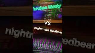 broken Monty vs Nightmare fredbear #fnaf #fivenightsatfreddys #edit