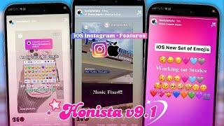 iOS Instagram Android | Honista v9.1 with new iOS Fonts + iOS 17.4 Emojis