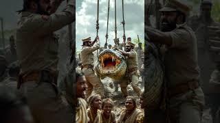 The Giant Alligator That Invaded a Village Home #ai