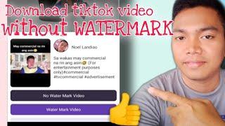 PAANO MAG DOWNLOAD NG TIKTOK VIDEO NA WALANG WATERMARK