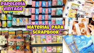 🩵Enorme Papelería | Material VINTAGE | Material para SCRAPBOOK y más Técnicas de Arte | Centro CDMX