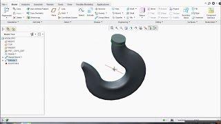 Creo Tutorials | hook Design