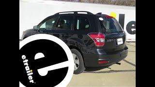 etrailer | 2016 Subaru Forester Curt Trailer Hitch Receiver: Complete Installation