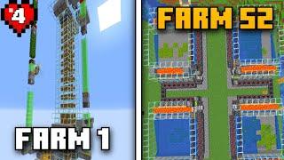 I built EVERY FARM in survival minecraft