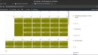 Bookings Calendar PRO for WooCommerce: Ajax Modal and Tooltip demo
