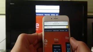 Amazon Fire TV Stick: How to AirPlay (Screen Mirror) - iPhone 5, 6, 6s, Plus