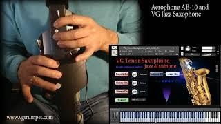 Roland Aerophone AE-10 wind controller and tenor saxophone sound library