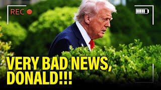 SICKLY Trump RUNS AWAY from DC as his TERM COLLAPSES