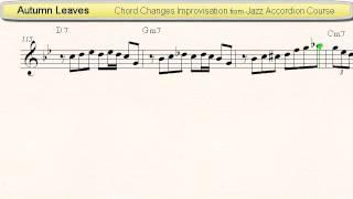 Autumn Leaves - Jazz Accordion Sheet Music