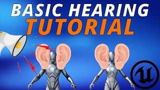 HOW TO MAKE ENEMIES HEAR YOU! | PawnSensing Hearing Tutorial for Unreal Engine 5.3