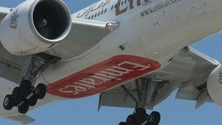 Short clips of Emirates Boeing 777LR