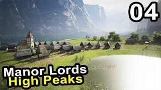 Manor Lords - Pushing Population Beyond 100 - High Peaks Megacity Challenge Mode - Strategy Part 04