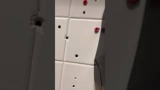 WHERE’S THE STUD?  #fail #fails #new #newvideo #hack #hacks #bad #job #jobs #remodel #bathroom #fy