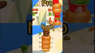 #Sandwich #Runner Game Max Level 500 #noob vs #pro vs #Hacker Gaming Pro Video Games #NEW #updates