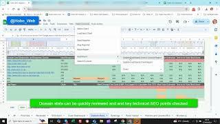 Winners and Losers reports in Hobo SEO Dashboard in Google Sheets