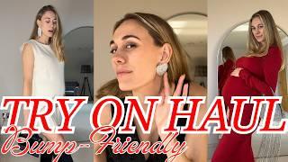 Massive H&M Pregnancy Try-On Haul, Maternity Dresses Third Trimester, Pregnant Style Tips & Tricks