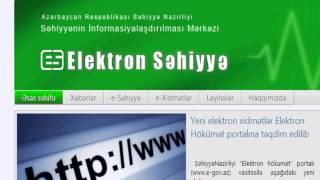 "Tibbi kadrların vahid registrinden melumatların verilmesi" elektron xidmeti üzre telim