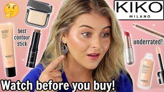 OMG! Testing KIKO MILANO // Full Coverage 2-in-1 Foundation, Contour Stick & more!