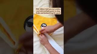 Unique Undies that can help multiple pads to address any bedwetting accidents