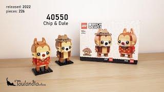 LEGO BrickHeadz 40550: Chip & Dale (2022) - unboxing and speed building