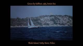 ITHAKI Island, VATHY, Kioni, Frikes, Stavros, Greece by Boat, Ionian Sea, 1983, by @HabariSalam  +