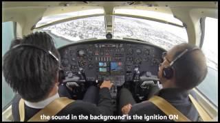 C501SP Landing at Reykjavik BIRK - 20 kts crosswind! Cockpit!