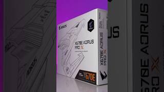  Unboxing the powerful X670E PRO X motherbiard from AORUS. #pc #pcbuild #pcsetup