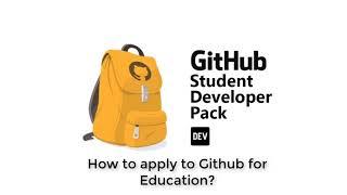 How to apply for GitHub for Education?