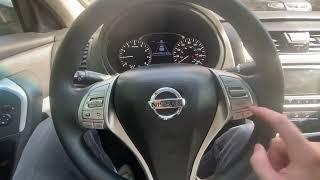 Как включить круиз контроль на Nissan Altima