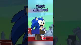 Sonic races the TrumpHog!