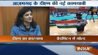 Azamgarh DM Suhas LY Wins Gold Medal in Paralympic Badminton Championship