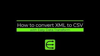 How to convert XML to CSV